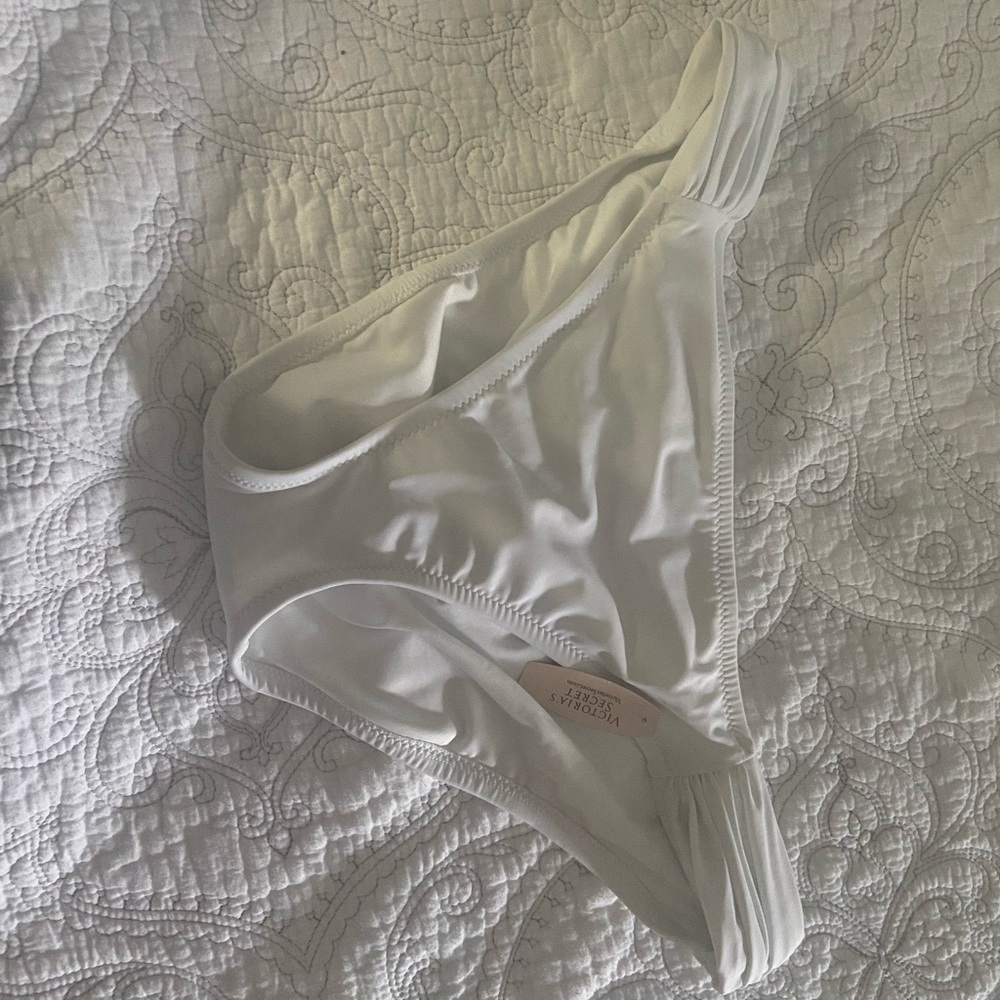 Size Large white Victoria Secret Swim bottoms